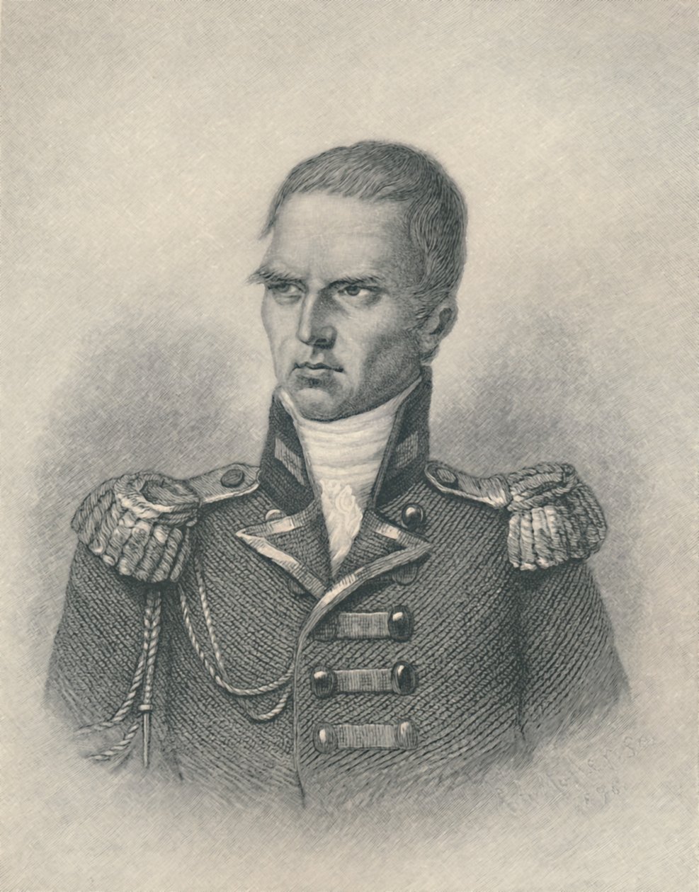 哈德森·劳爵士（Cir Hudson Lowe），c1815年，1896年 作者 拉·穆勒