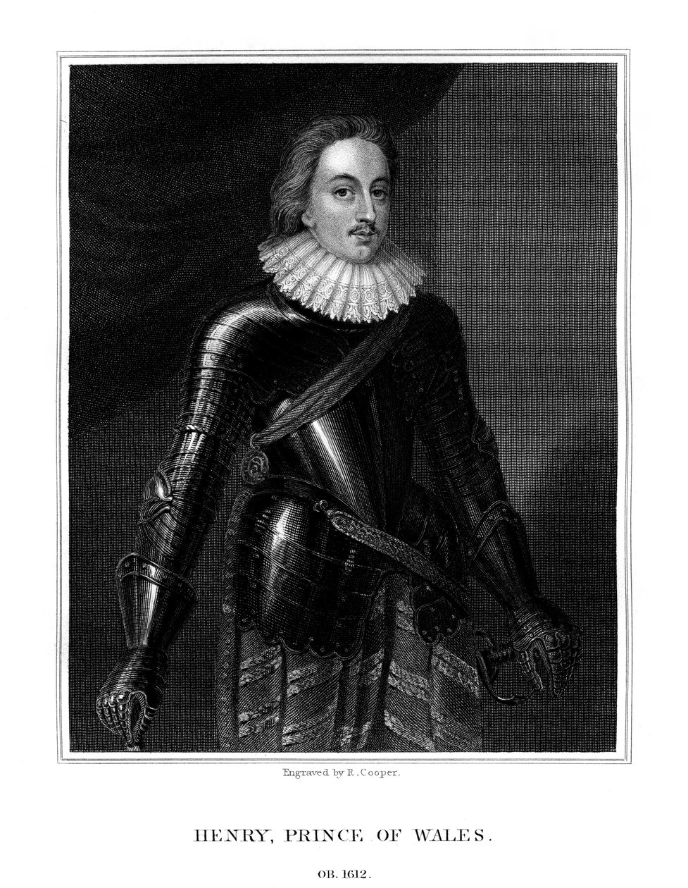 威尔士亲王亨利·弗雷德里克·斯图尔特（Henry Frederick Stuart），1825年。 作者 库珀