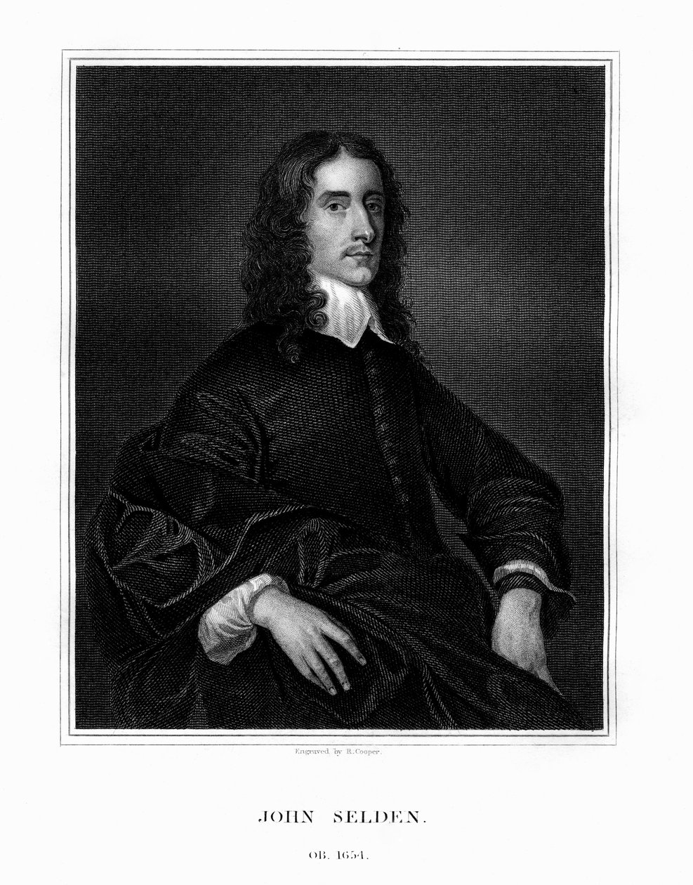约翰·塞尔登（John Selden），英国法学家，古物和东方学者，1823年。 作者 库珀