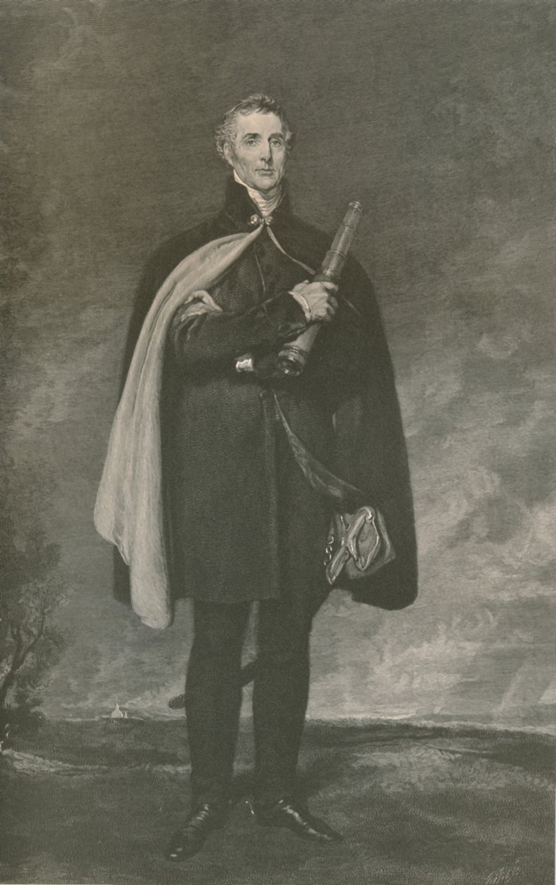 惠灵顿公爵元帅Arthur Wellesley，1896年，c1810年 作者 RG Tietze