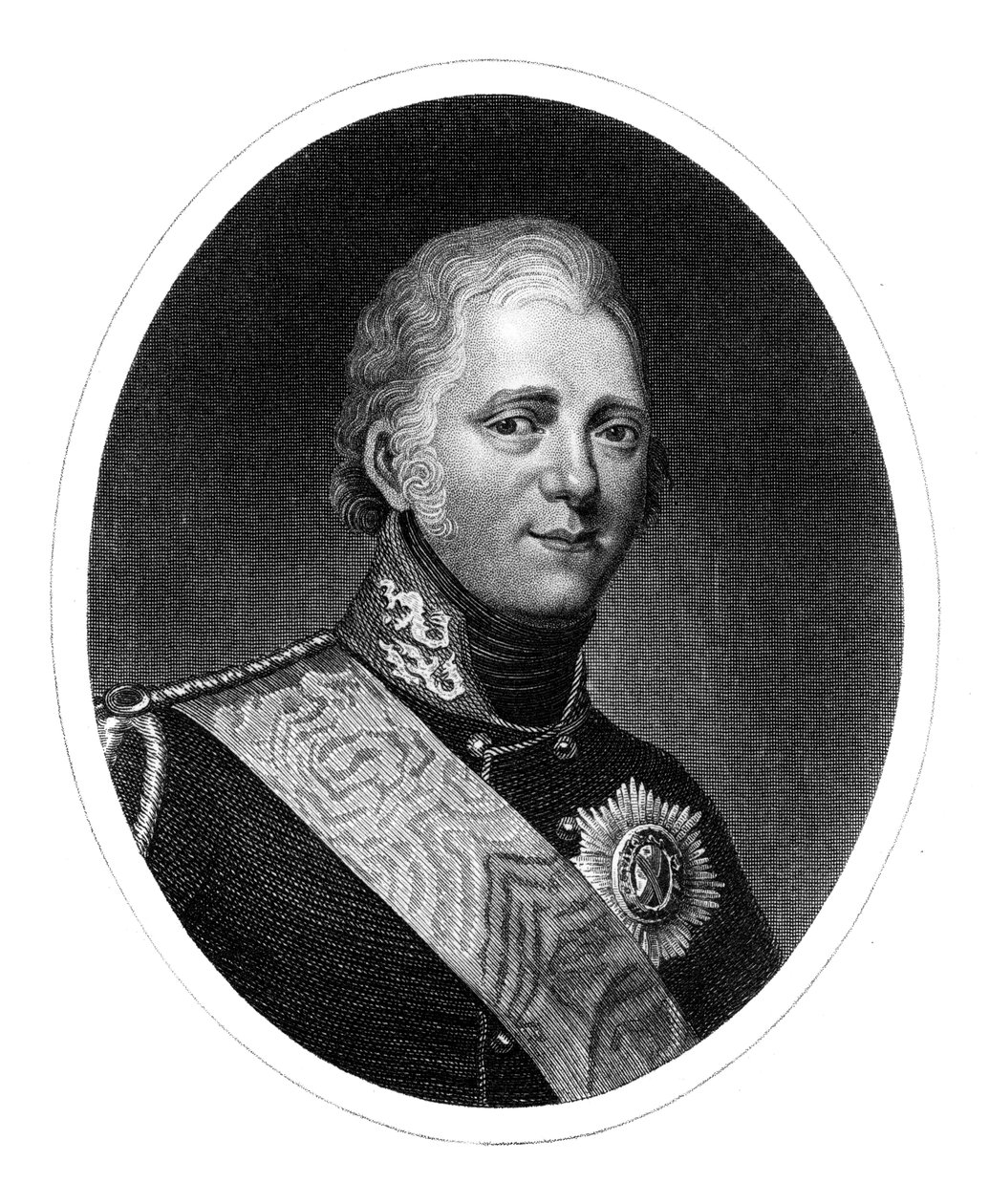 俄罗斯沙皇亚历山大一世（Alexander I），1826年。 作者 R.佩奇