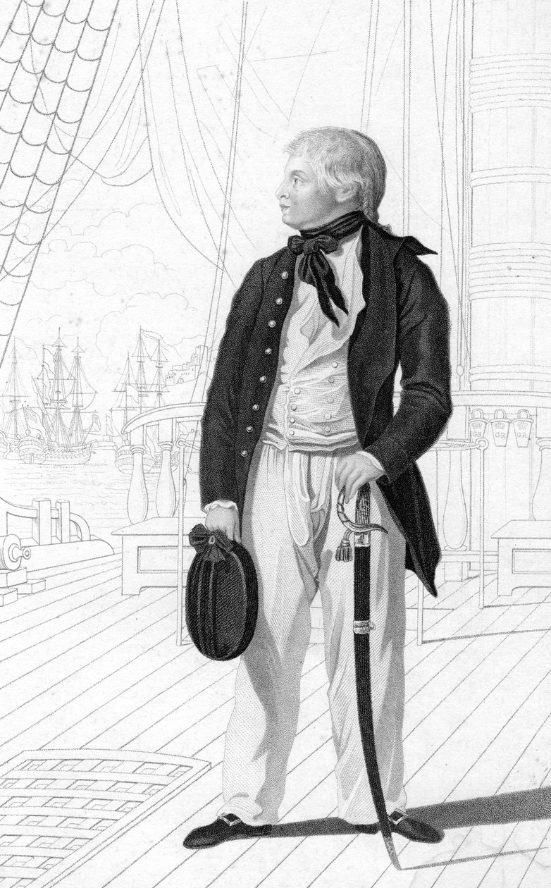 威廉·亨利王子（Prince William Henry）作为乔治王子的中尉，1831年。 作者 R.佩奇