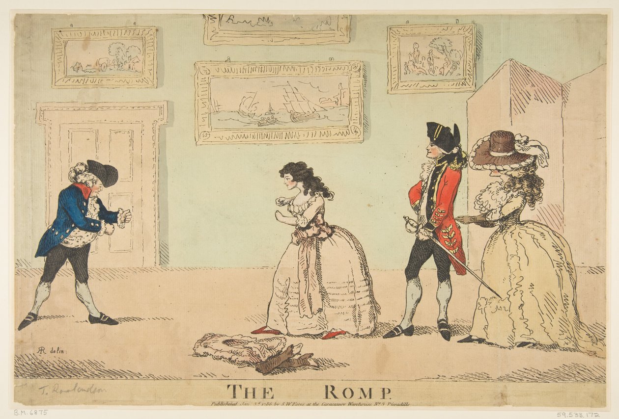 The Romp，1786年1月3日。 作者 拉什沃思