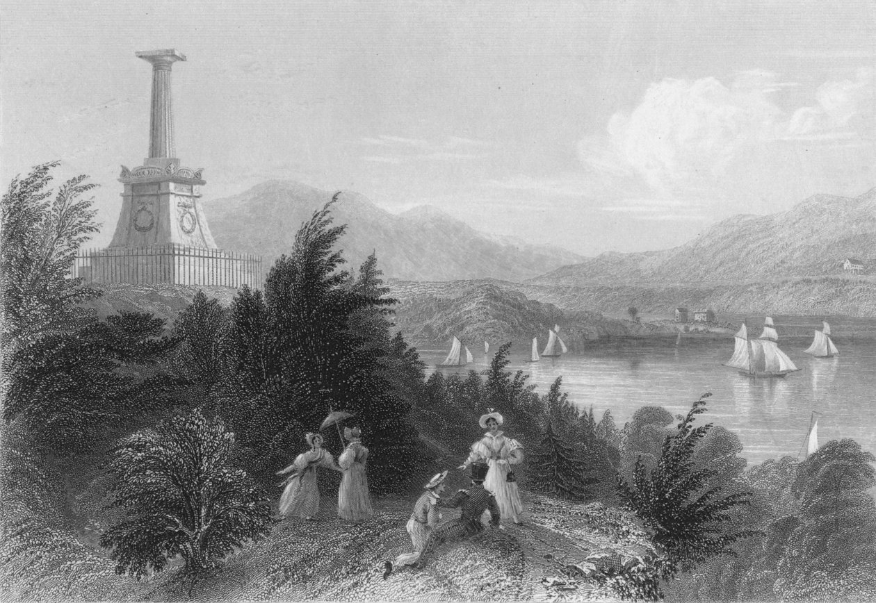 1837年，科修斯基墓。 作者 R·杨