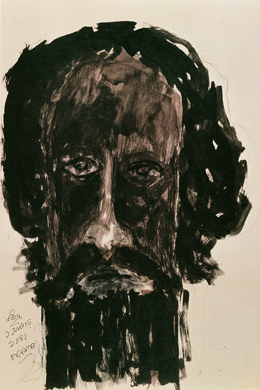 自画像 作者 泰格（Rabindranath Tagore）