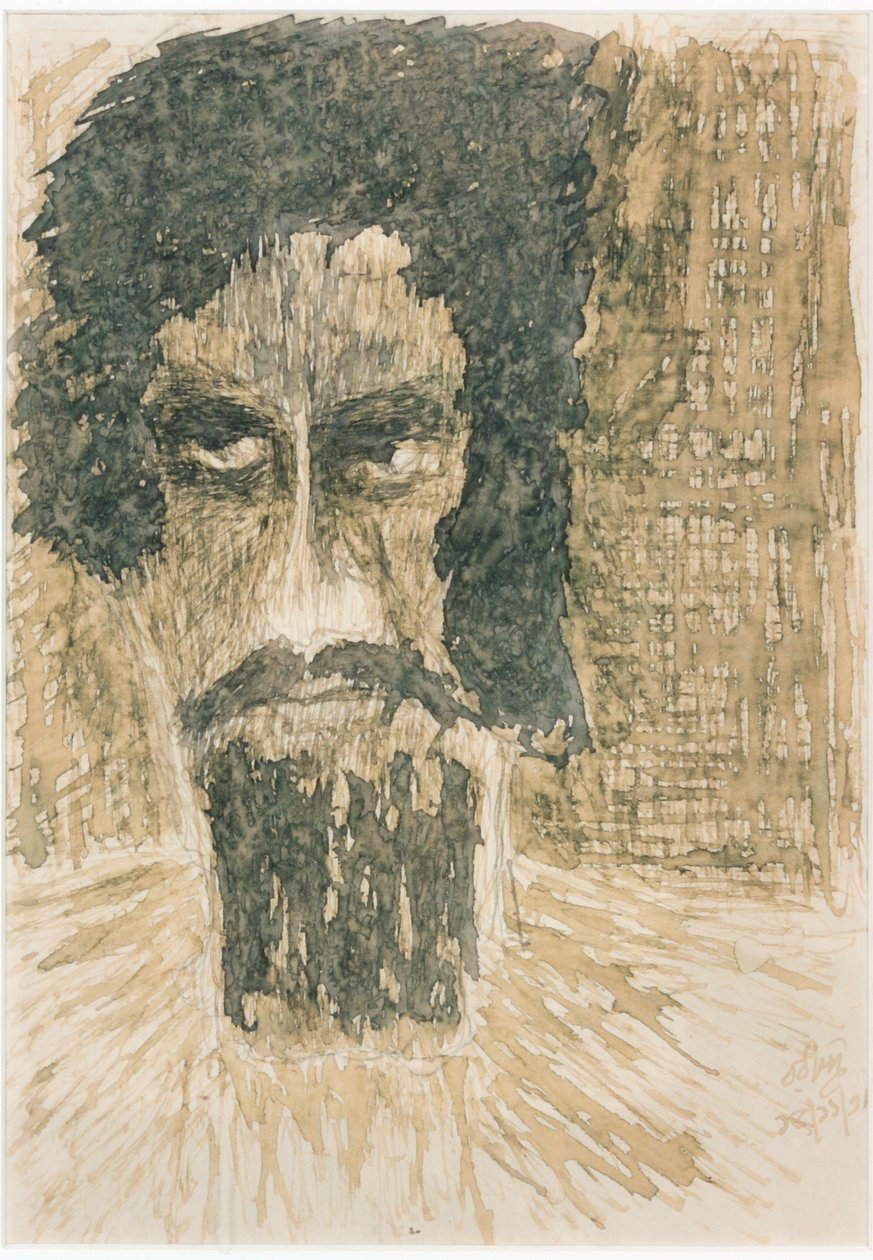 头（墨水在纸上） 作者 泰格（Rabindranath Tagore）