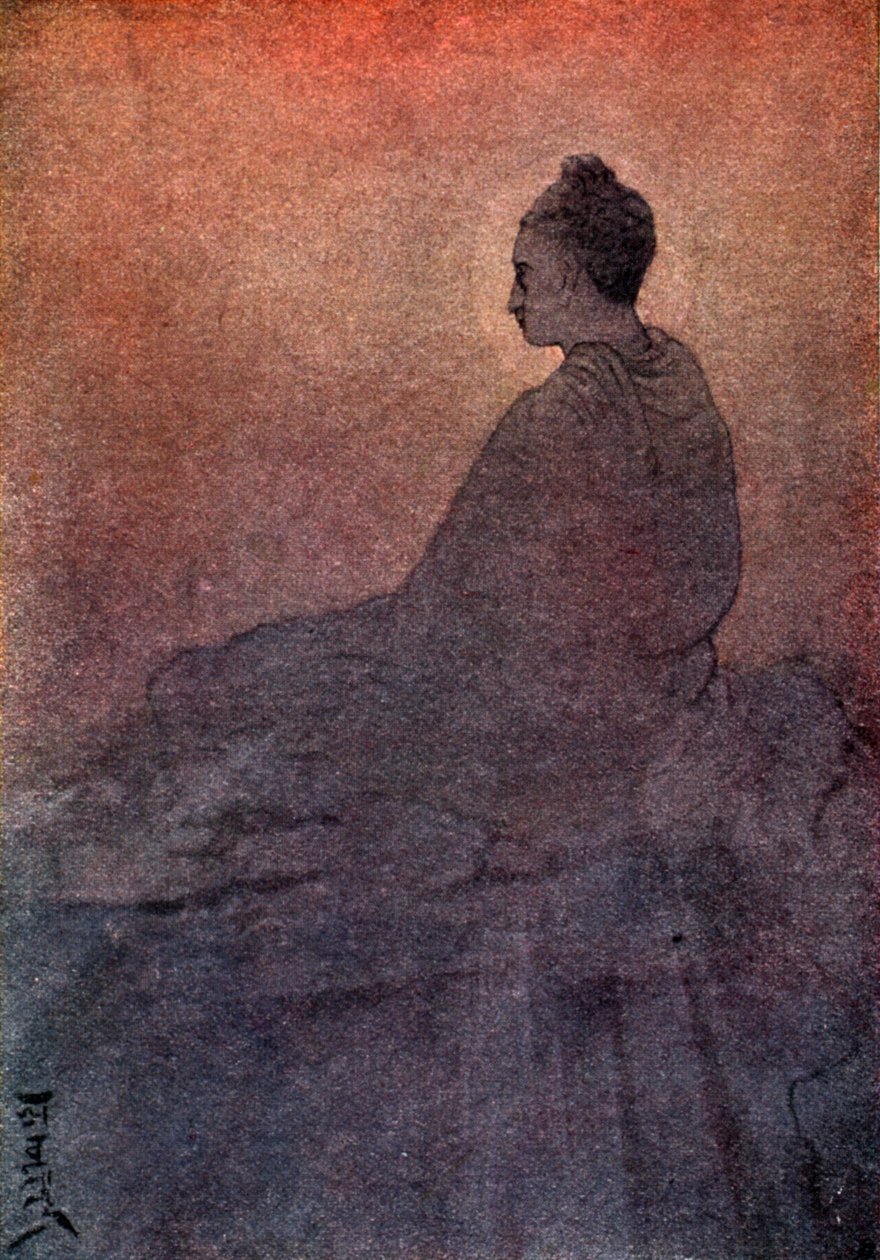 佛陀的胜利》，1913年。   作者 泰格（Rabindranath Tagore）