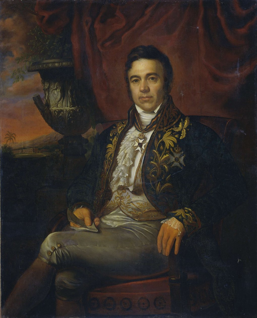 JeanChrétienBaud的肖像（1789-1859） 作者 拉登·萨利赫
