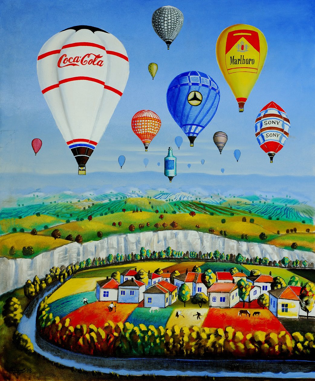气球，2004年 作者 拉迪·内德尔切夫