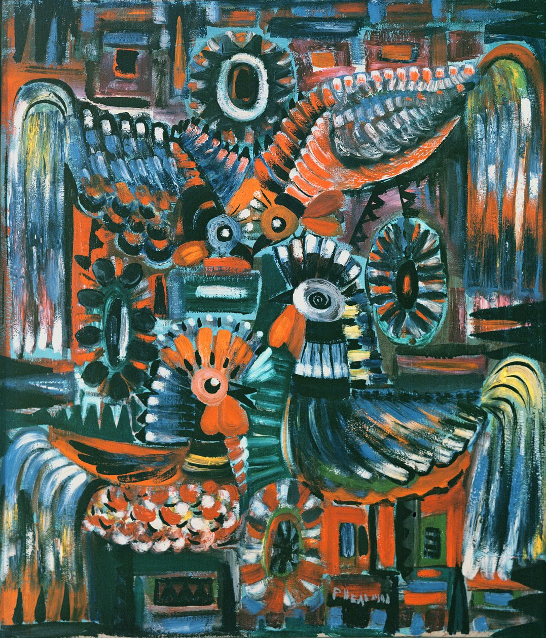 公鸡，1967年 作者 拉迪·内德尔切夫