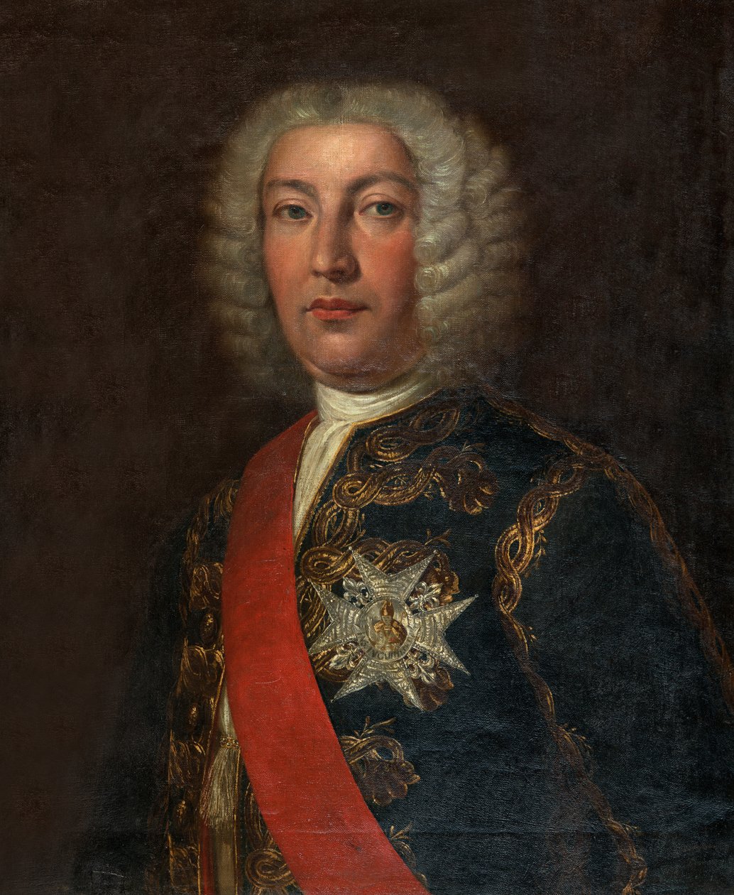 西班牙文：Juan José Navarro de Viana y Búfalo（1687-1772 年）维多利亚侯爵、皇家舰队司令 西班牙海军上将何塞-纳瓦罗肖像 作者 拉斐尔·特杰（Rafael Tejeo）