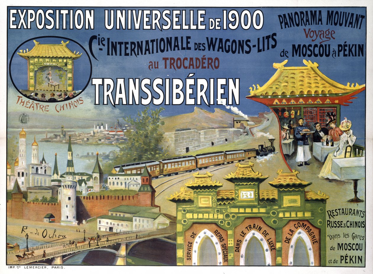 世界博览会1900年。国际货车公司，1900年。 作者 拉斐尔·德·奥乔亚和马德拉佐