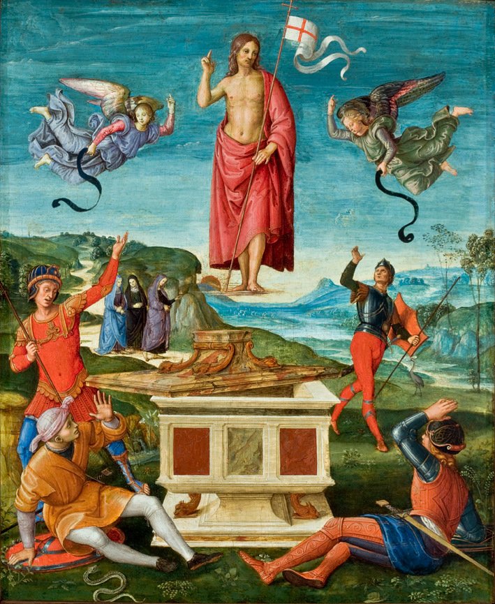 基督的复活 作者 拉斐尔（Raffaello Sanzio Raphael）