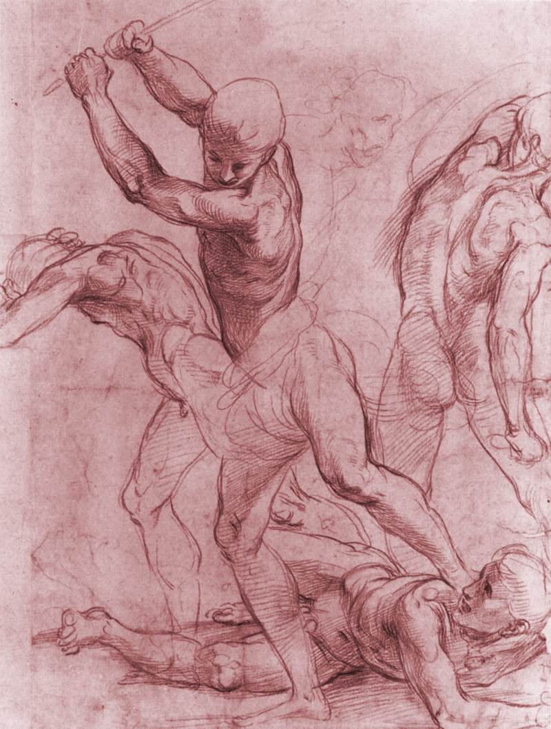战斗的人 作者 拉斐尔（Raffaello Sanzio Raphael）