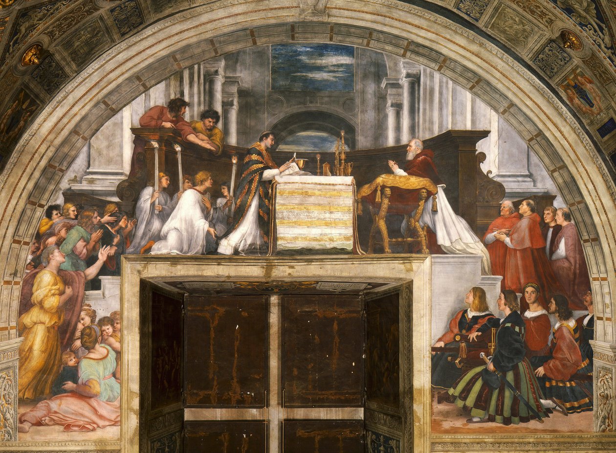 博尔塞纳的弥撒 作者 拉斐尔（Raffaello Sanzio Raphael）