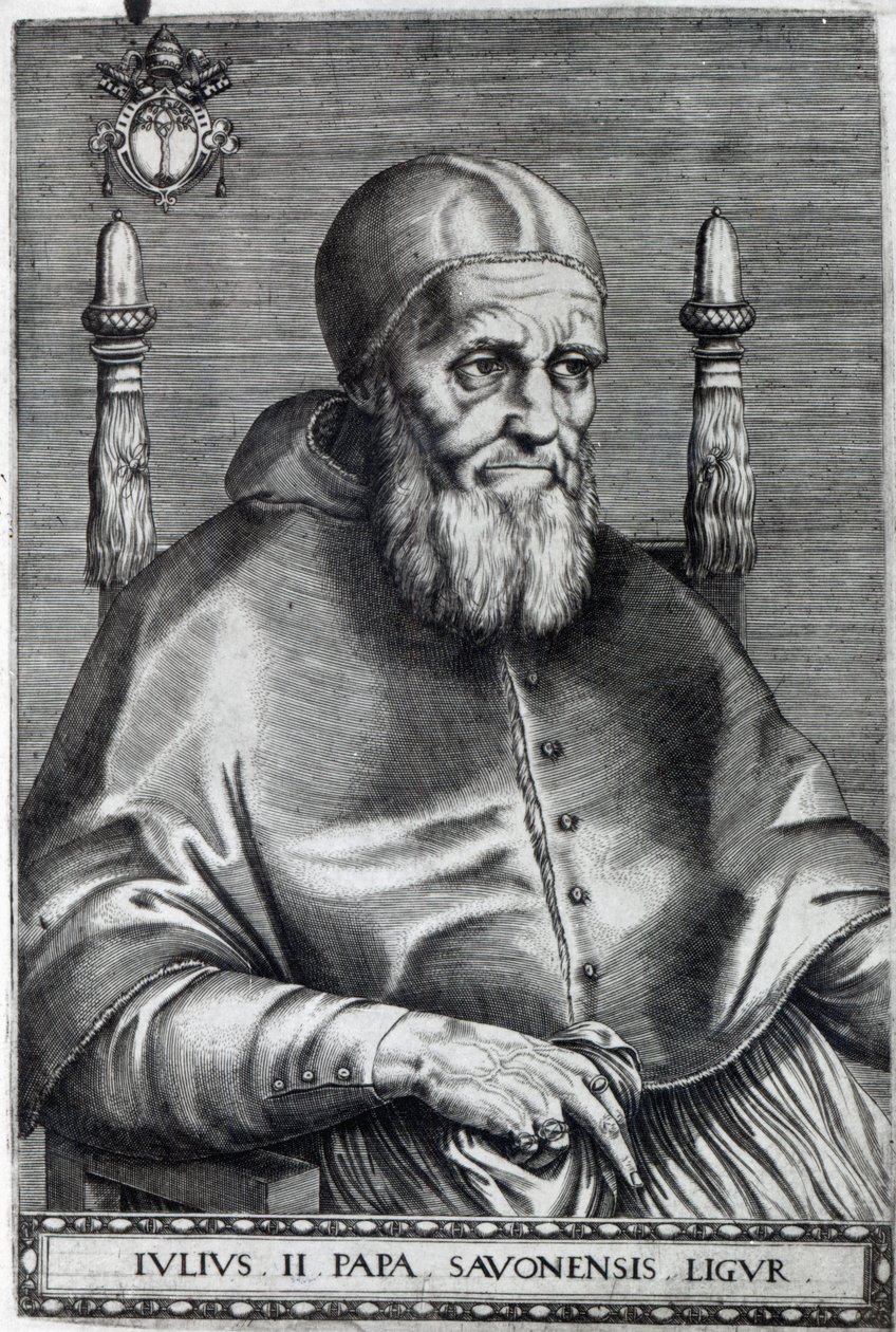 教皇朱利叶斯二世 作者 拉斐尔（Raffaello Sanzio Raphael）