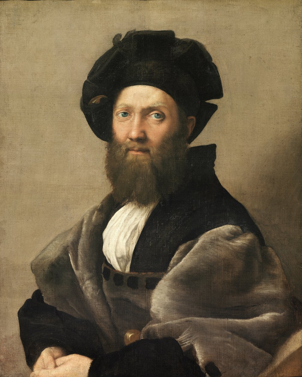 Baldassare Castiglione的肖像 作者 拉斐尔（Raffaello Sanzio Raphael）