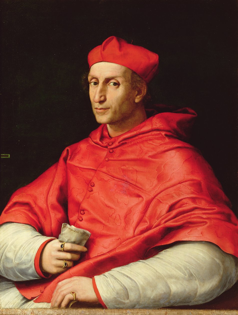 来自Bibbiena的红衣主教Dovizzi的肖像（1470-1520） 作者 拉斐尔（Raffaello Sanzio Raphael）