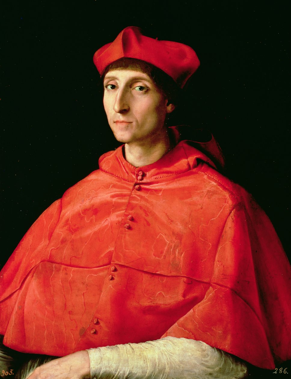 红衣主教的画像 作者 拉斐尔（Raffaello Sanzio Raphael）