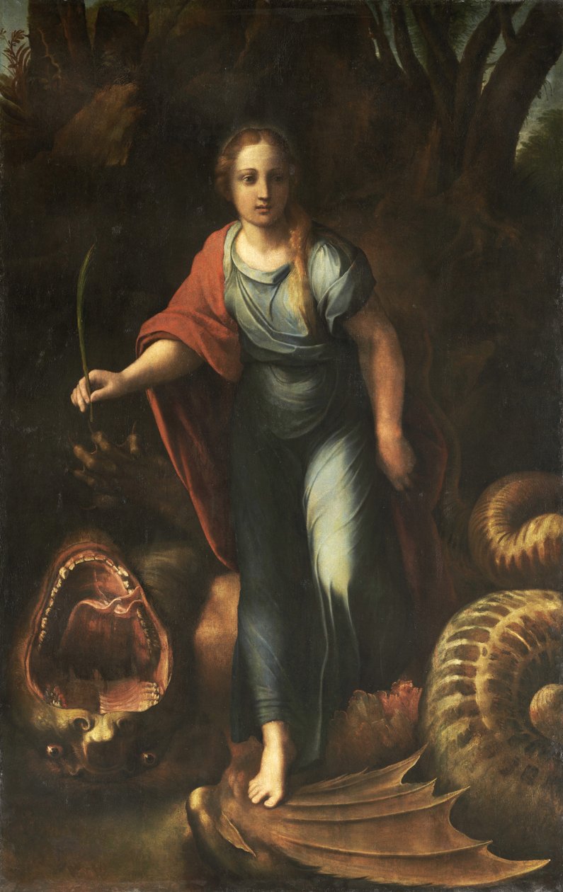 Sainte Marguerite 作者 拉斐尔（Raffaello Sanzio Raphael）