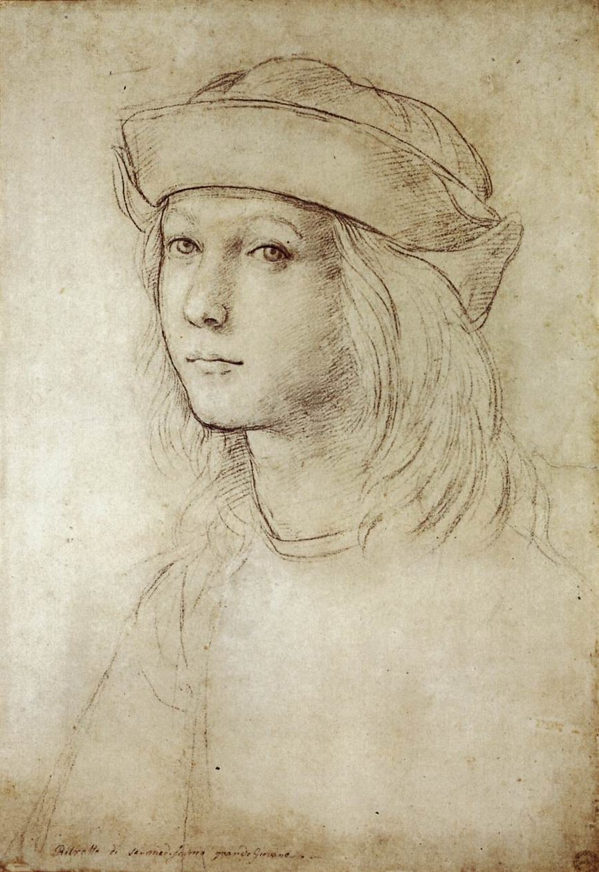 自画像 作者 拉斐尔（Raffaello Sanzio Raphael）