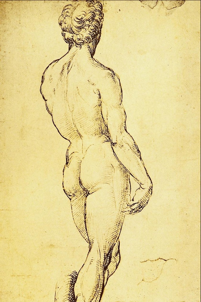 裸体研究 作者 拉斐尔（Raffaello Sanzio Raphael）