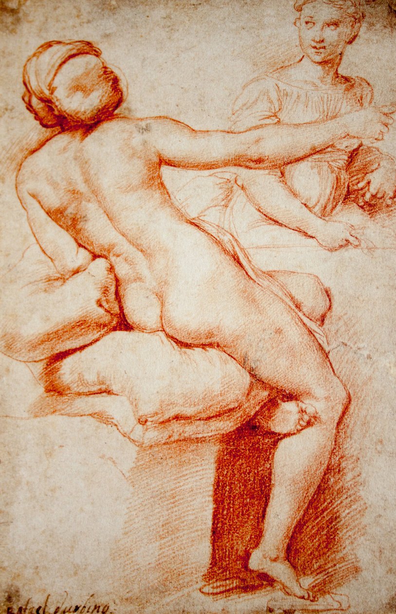 研究两位女性形象 作者 拉斐尔（Raffaello Sanzio Raphael）