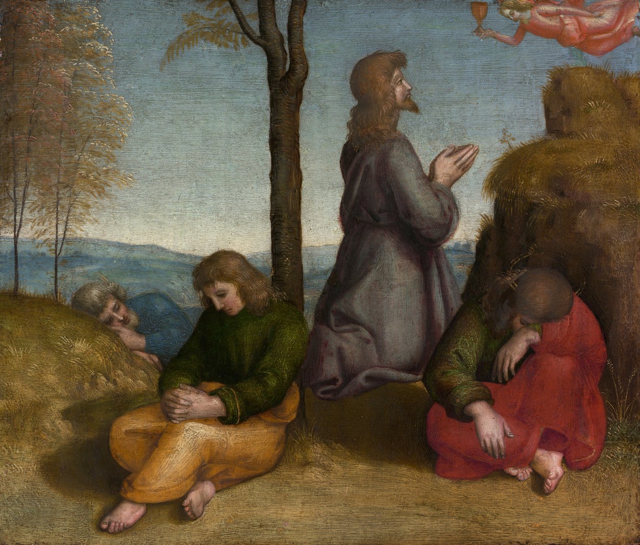 花园里的痛苦 作者 拉斐尔（Raffaello Sanzio Raphael）