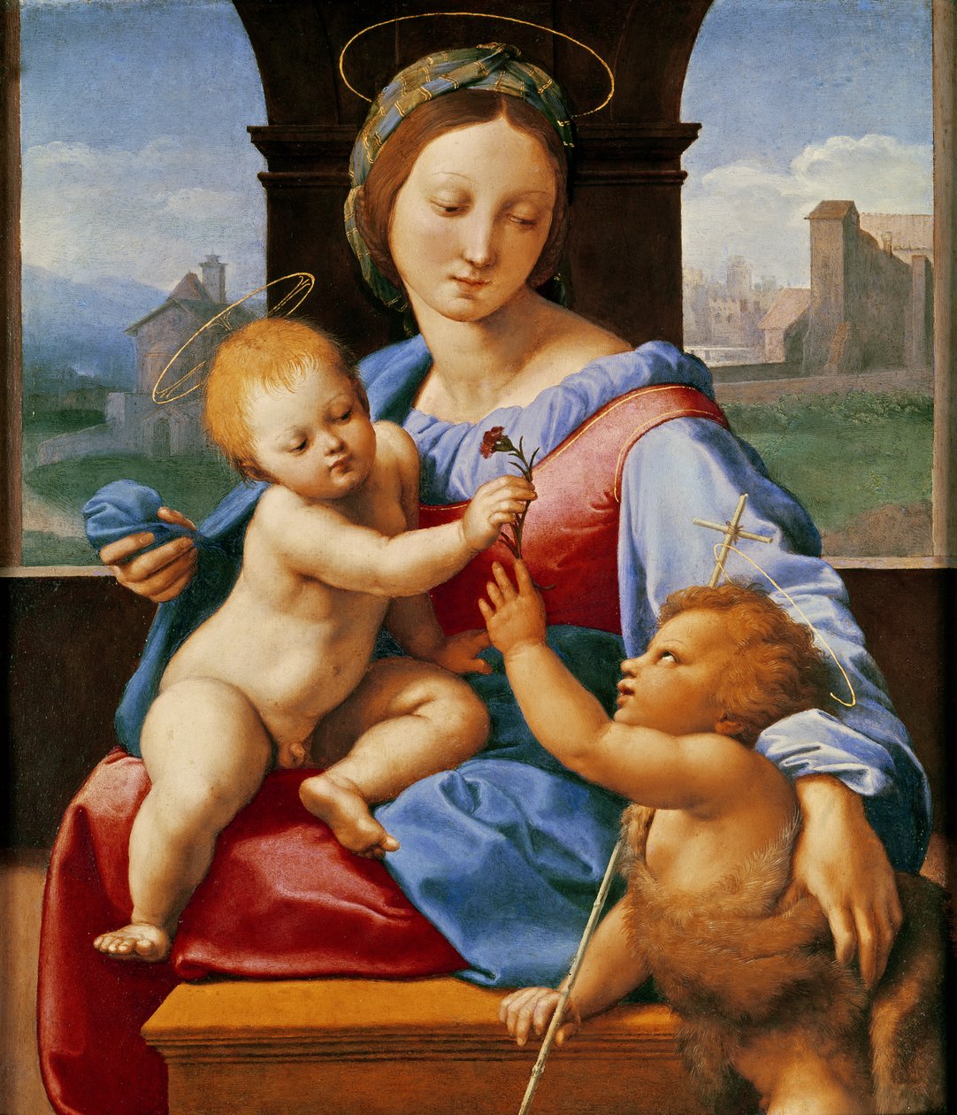 Aldobrandini Madonna或The Garvagh Madonna，c.1509-10 作者 拉斐尔（Raffaello Sanzio Raphael）