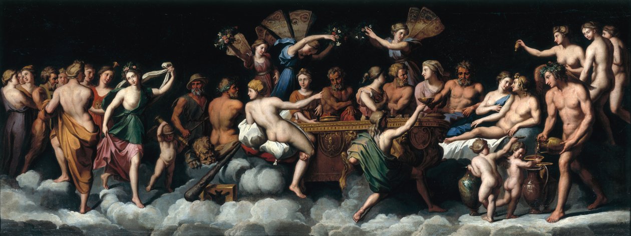 众神的宴会 作者 拉斐尔（Raffaello Sanzio Raphael）