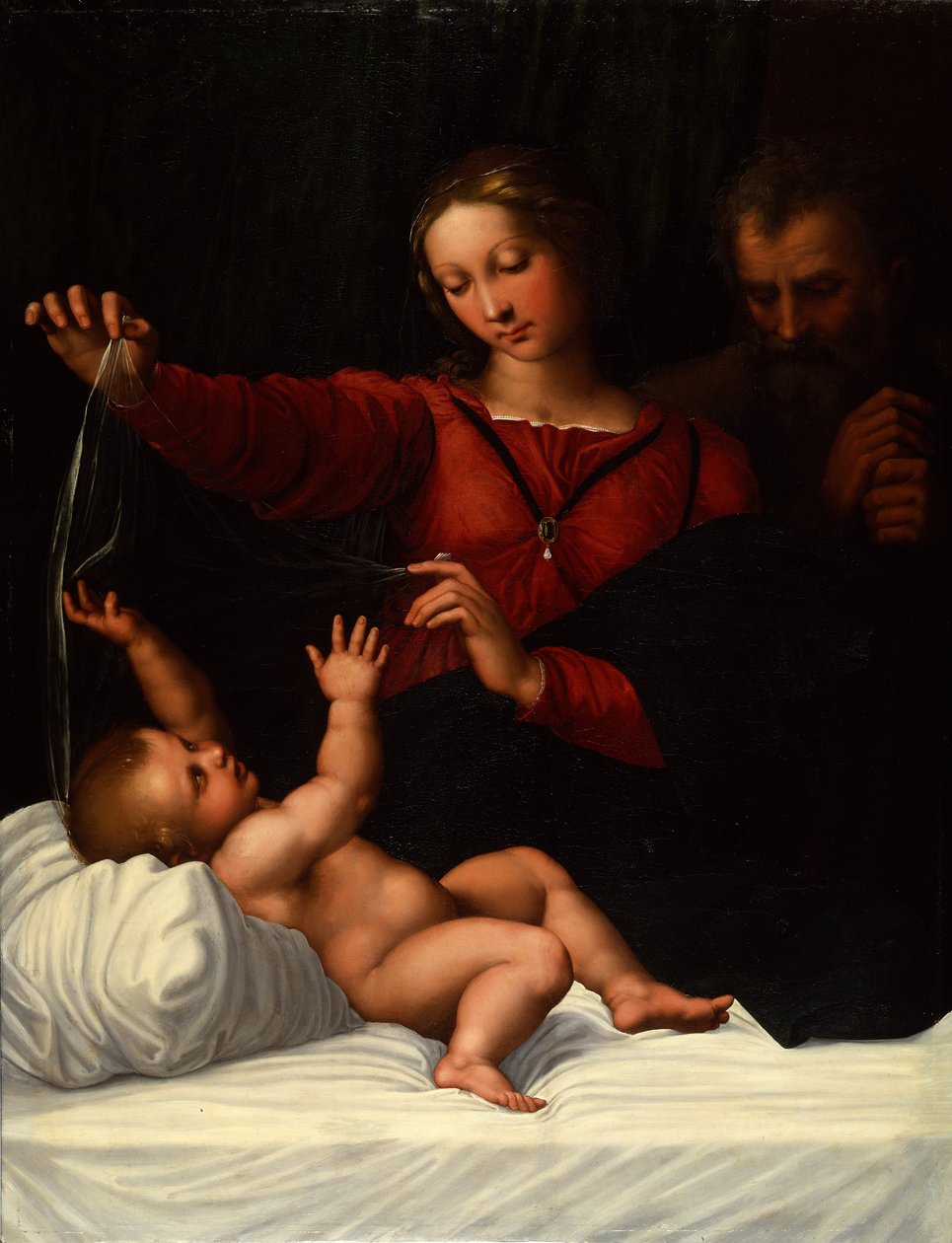 神圣家族 作者 拉斐尔（Raffaello Sanzio Raphael）