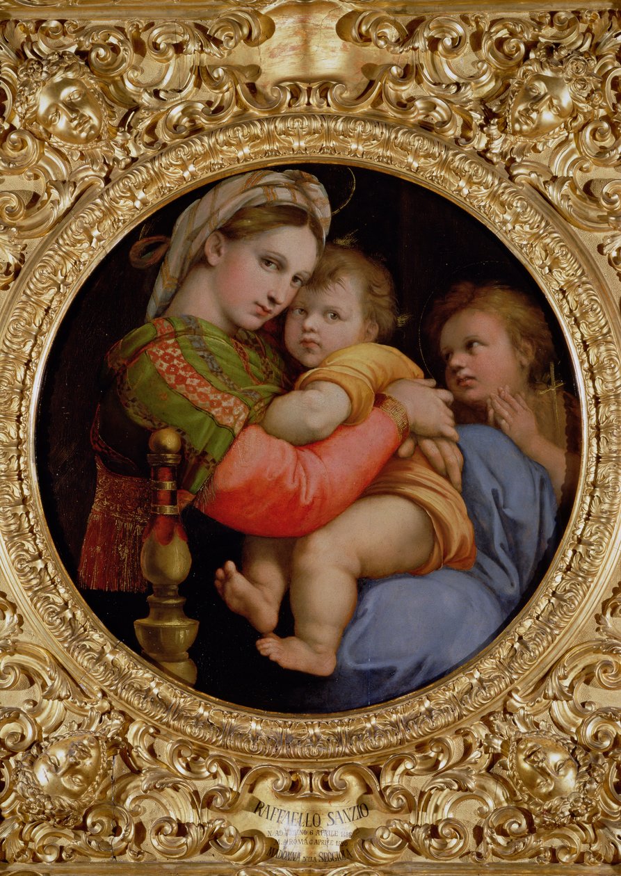 主持人麦当娜 作者 拉斐尔（Raffaello Sanzio Raphael）