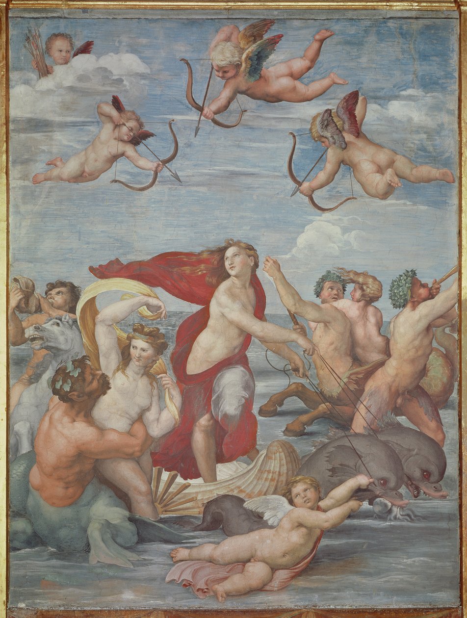 Galatea的胜利，1512-14 作者 拉斐尔（Raffaello Sanzio Raphael）