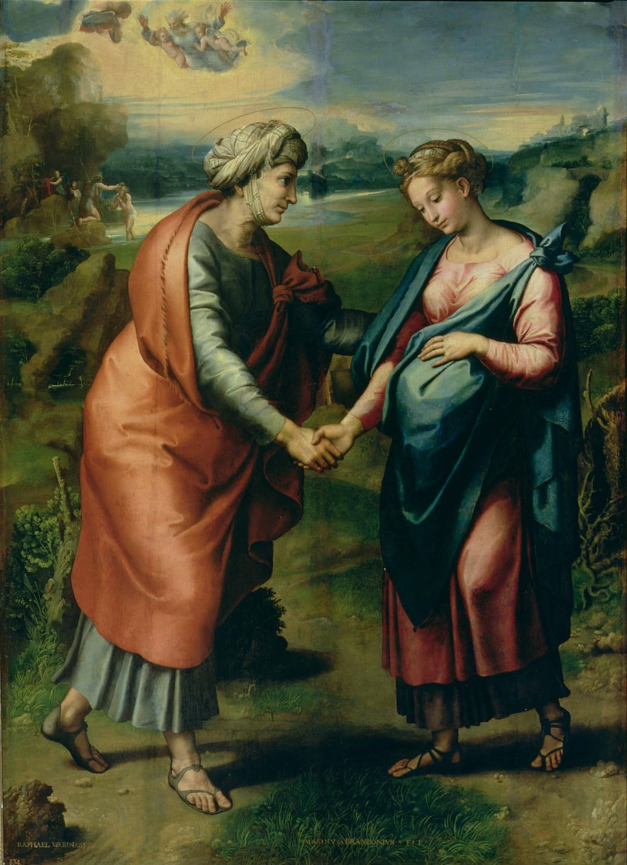 探视 作者 拉斐尔（Raffaello Sanzio Raphael）