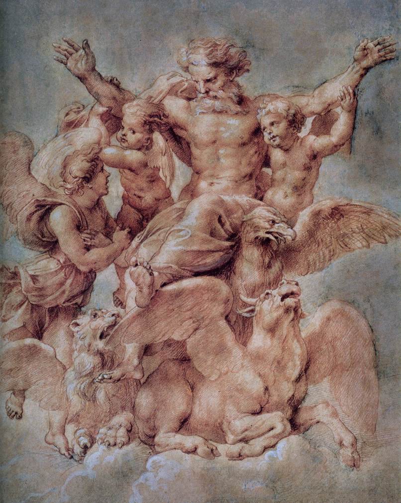 以西结的异象 作者 拉斐尔（Raffaello Sanzio Raphael）