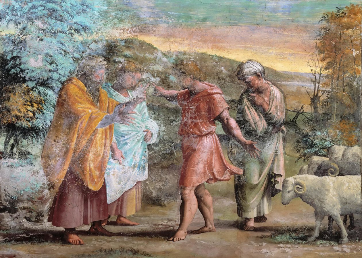 Loggia Fresco Palazzi Pontifici，梵蒂冈的装饰 作者 拉斐尔（Raffaello Sanzio Raphael）