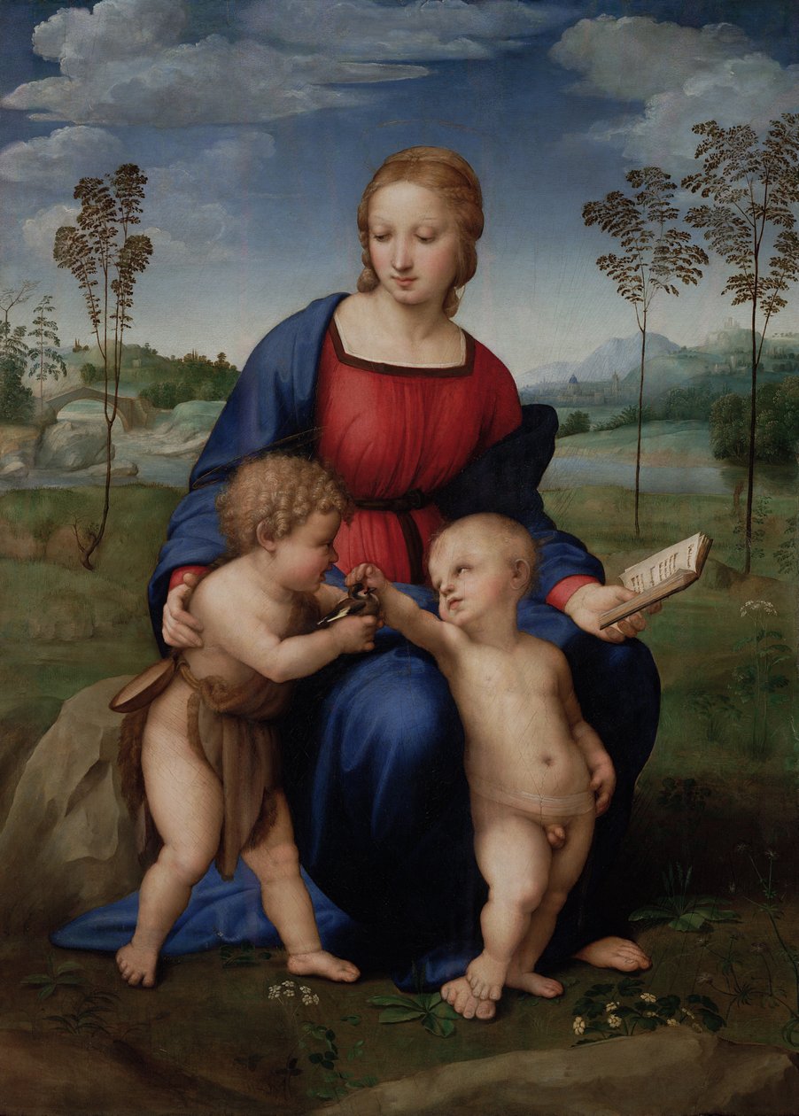 Cardellino的麦当娜 作者 拉斐尔（Raffaello Sanzio Raphael）