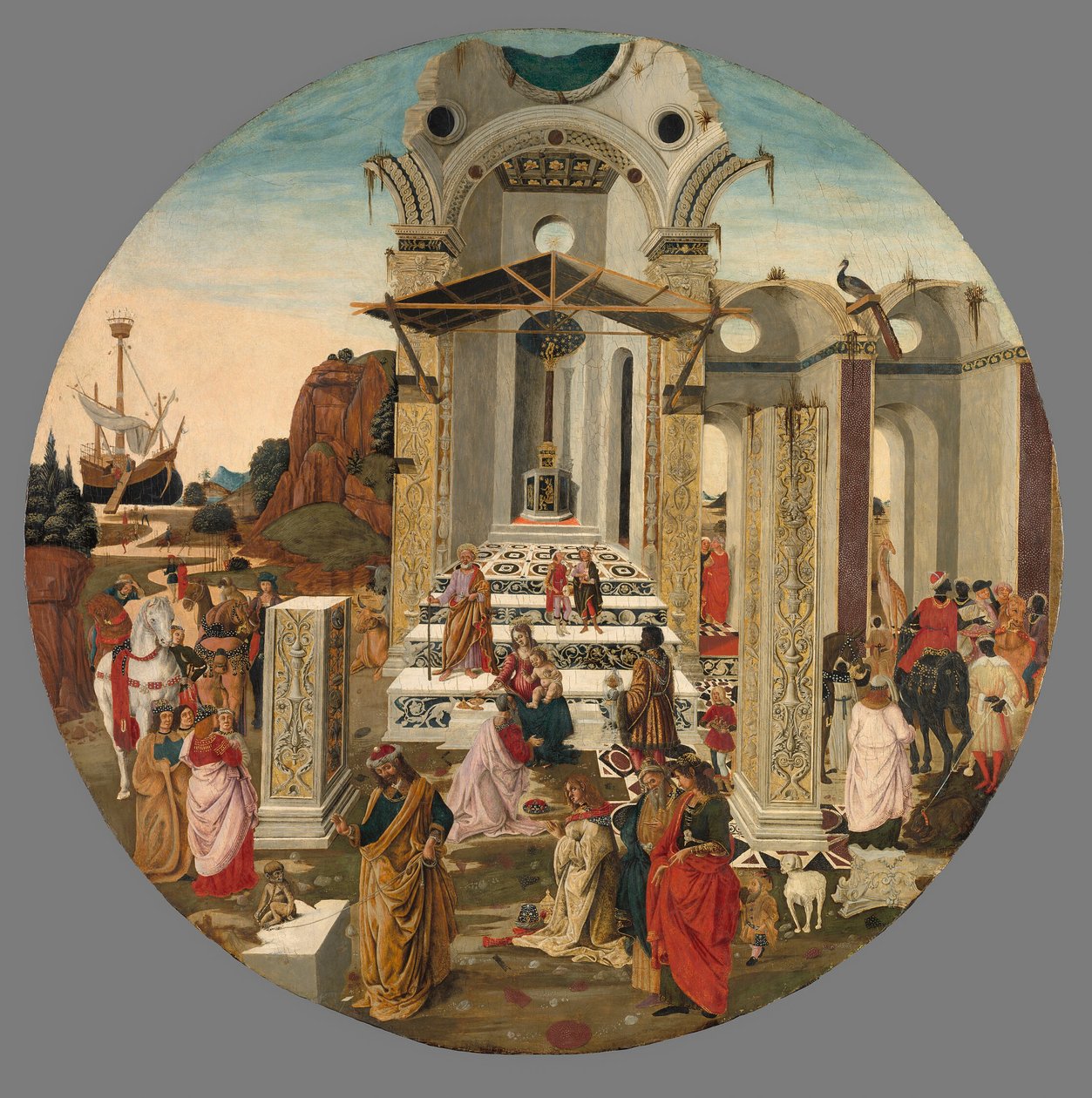玛吉的崇拜 作者 拉斐尔·波提基尼（Raffaello Botticini）