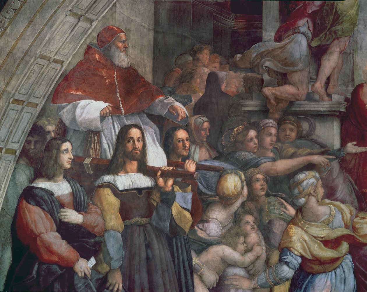 从寺庙中驱逐Heliodorus 作者 拉斐尔（Raffaello Sanzio Raphael）