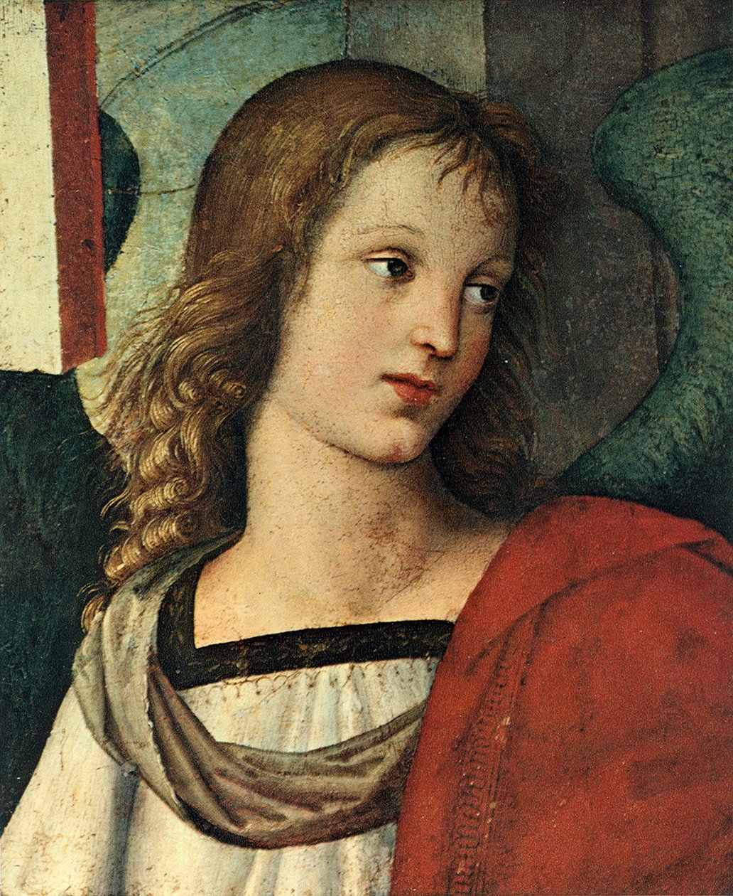天使头c。 1500 作者 拉斐尔（Raffaello Sanzio Raphael）