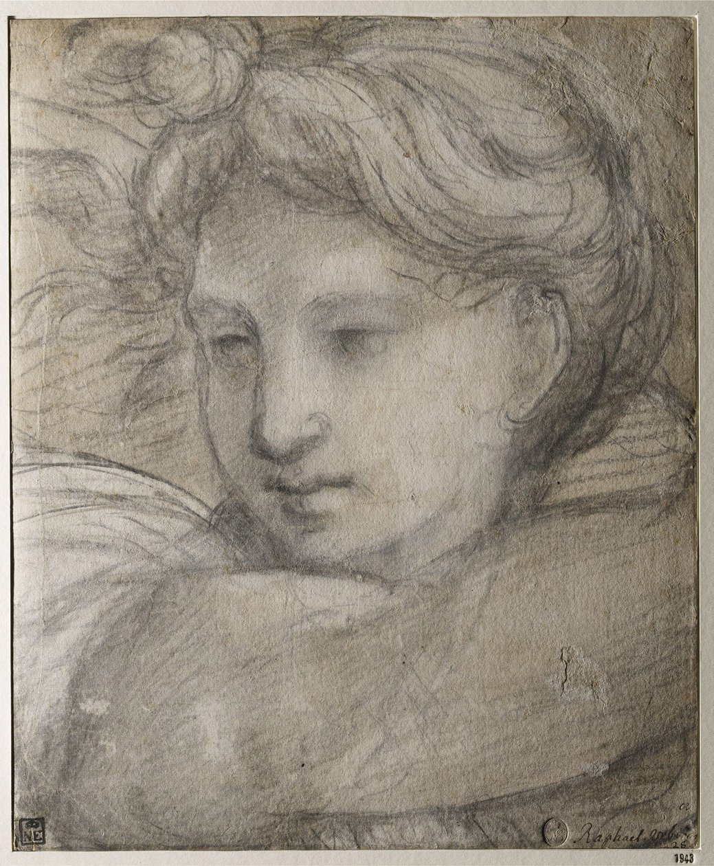 天使头c。 1520 作者 拉斐尔（Raffaello Sanzio Raphael）