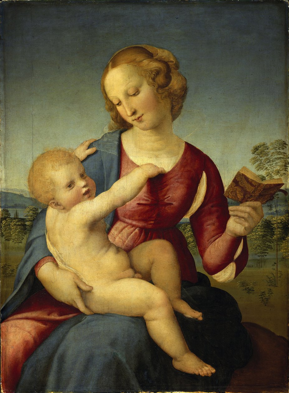 麦当娜·科隆纳（Madonna Colonna），1508年 作者 拉斐尔（Raffaello Sanzio Raphael）