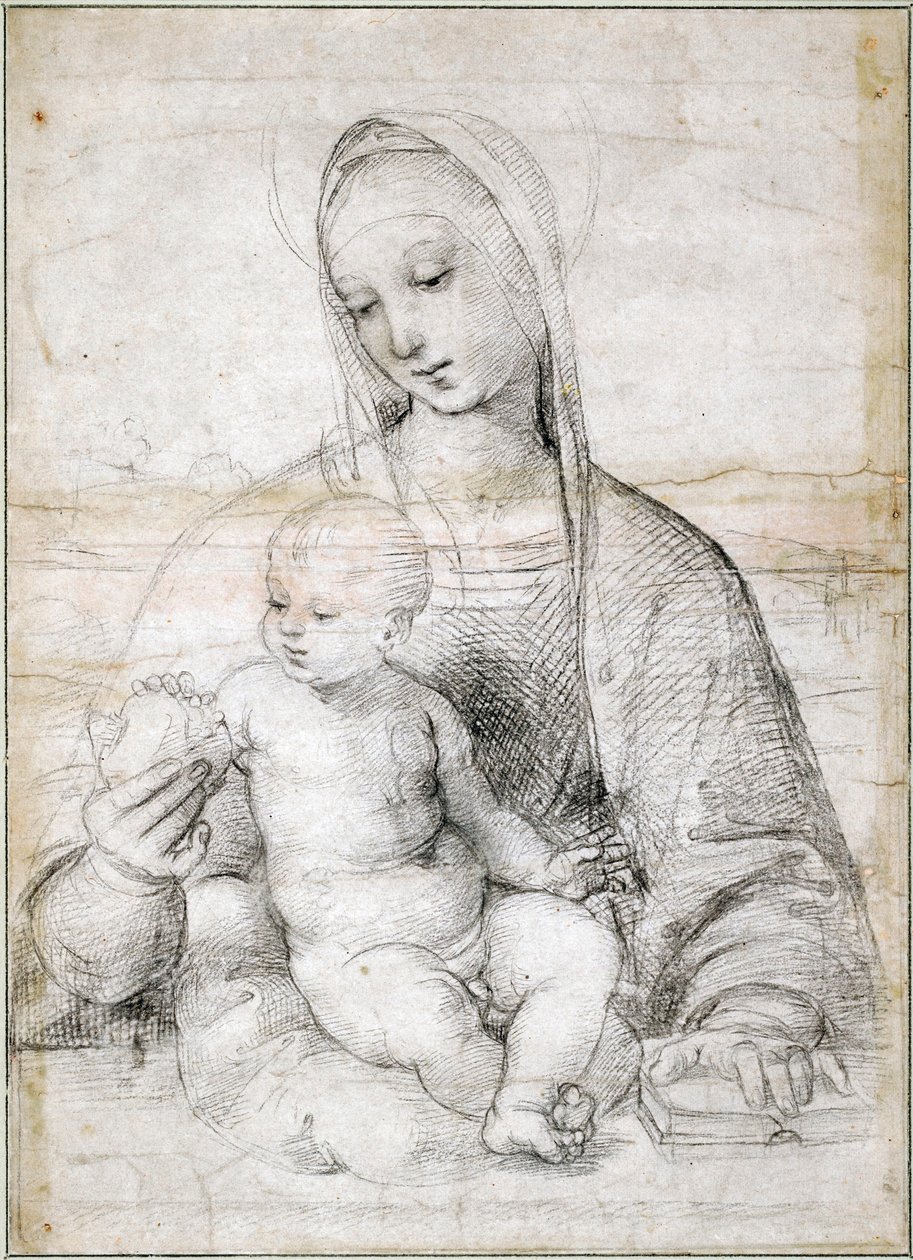 麦当娜和石榴c。 1504 作者 拉斐尔（Raffaello Sanzio Raphael）