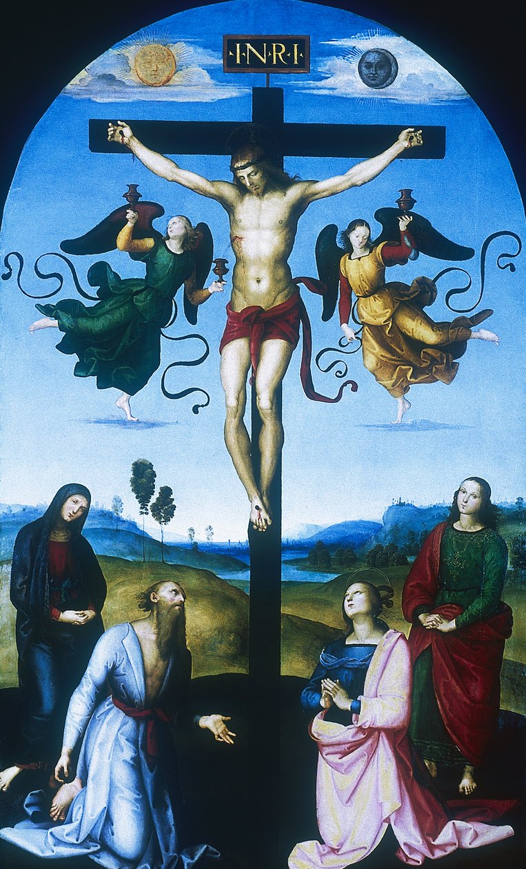 口被钉十字架，c1530 作者 拉斐尔（Raffaello Sanzio Raphael）