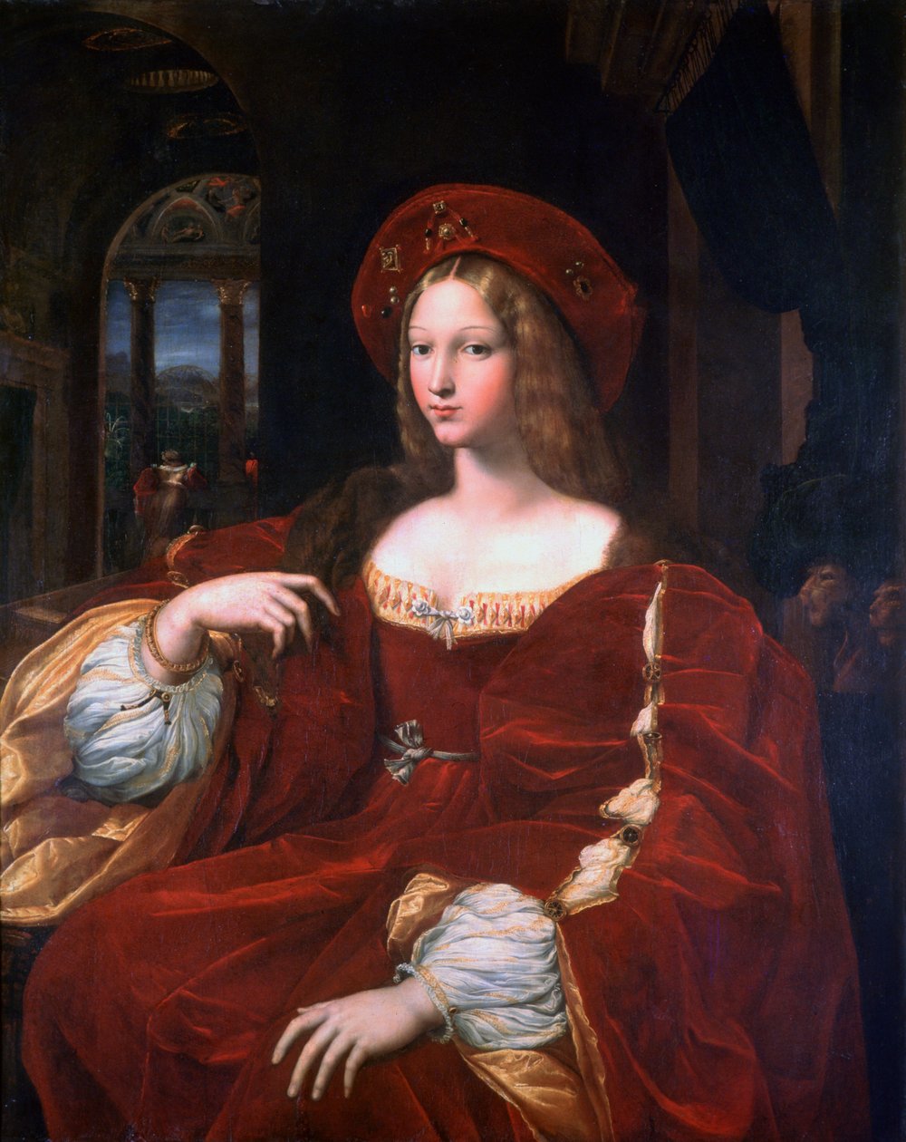 珍妮·达拉贡肖像，1518年 作者 拉斐尔（Raffaello Sanzio Raphael）