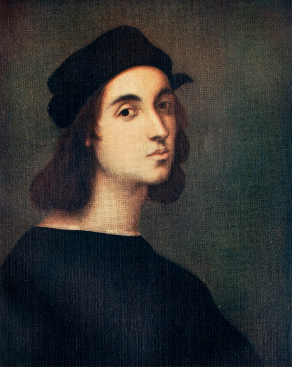 拉斐尔肖像，c1505，c1912 作者 拉斐尔（Raffaello Sanzio Raphael）