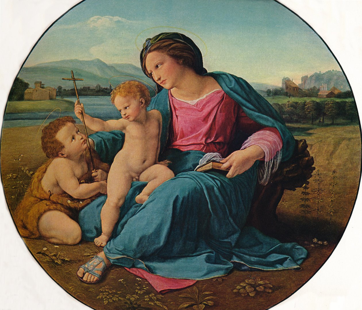 阿尔巴麦当娜，1510年 作者 拉斐尔（Raffaello Sanzio Raphael）