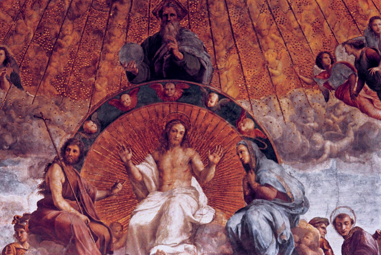 圣礼争议，细节，1508-1509 作者 拉斐尔（Raffaello Sanzio Raphael）