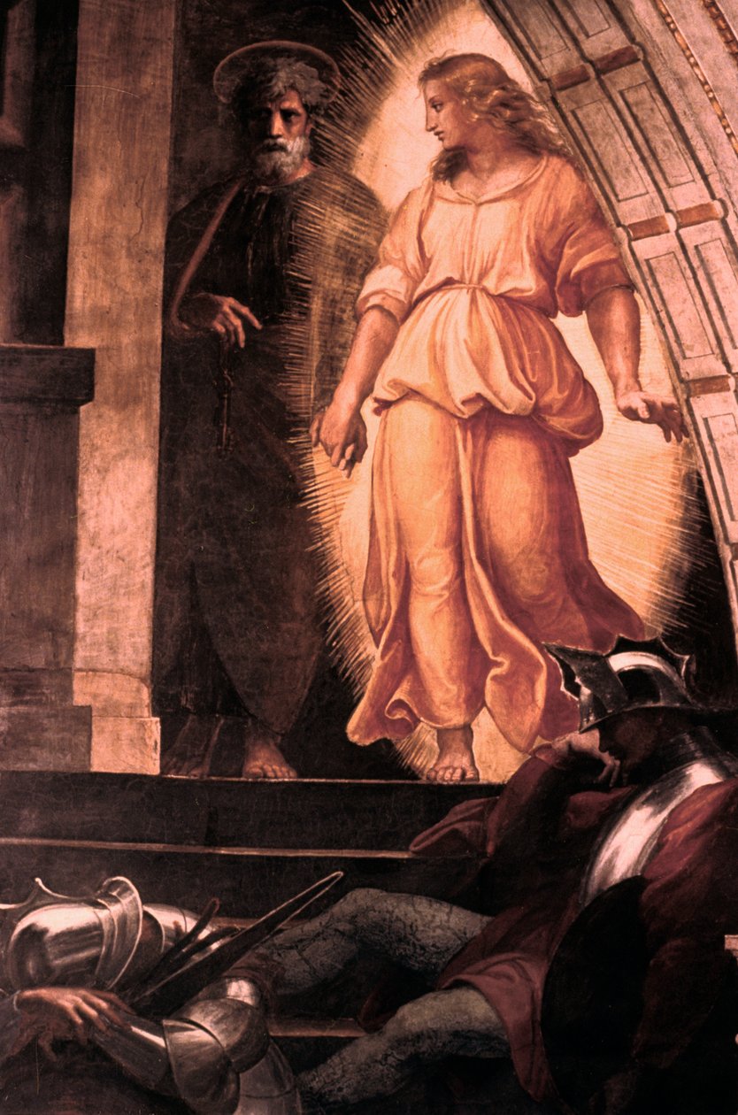 解放圣彼得细节，1514年 作者 拉斐尔（Raffaello Sanzio Raphael）