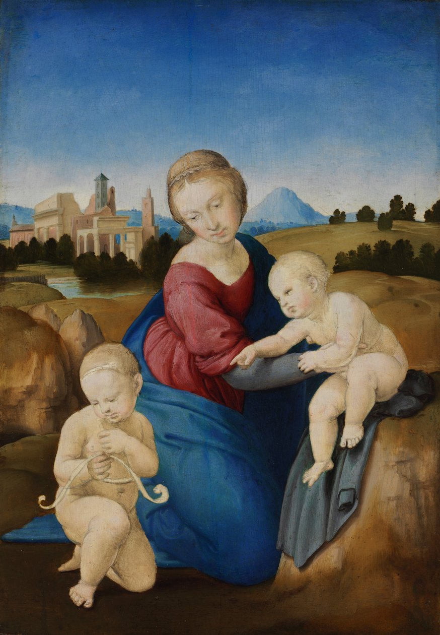 麦当娜和婴儿浸信会的孩子麦当娜Esterházy 作者 拉斐尔（Raffaello Sanzio Raphael）